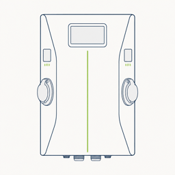 Alp-EV Easy Charge DUO met MID-meter